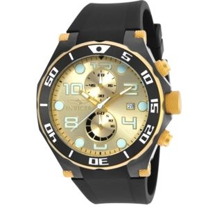 NEW Invicta Pro Diver Mens Watch 17815, 50mm Steel Case, Polyurethane Black Band